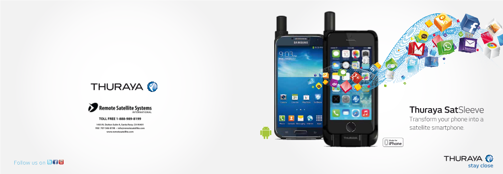 Thuraya Satsleeve Transform Your Phone Into a Satellite Smartphone