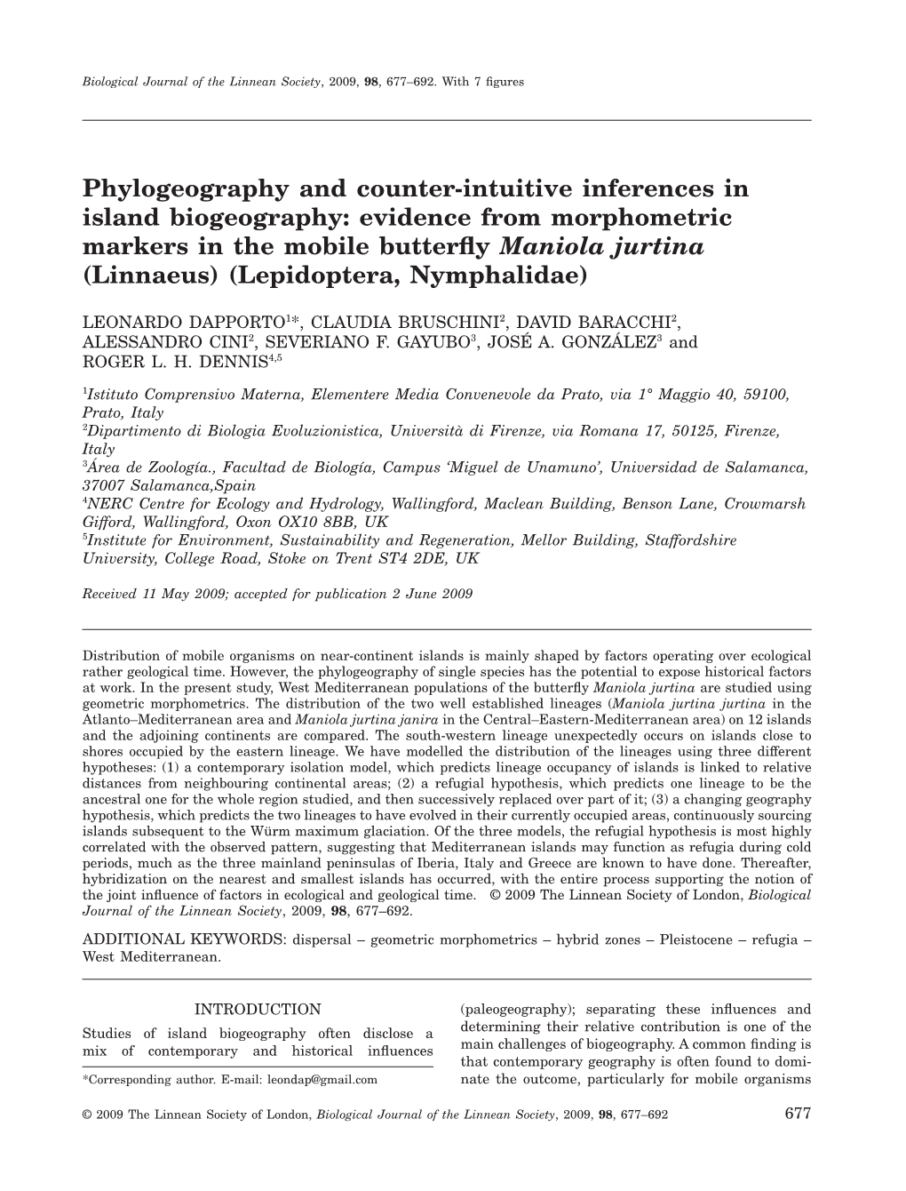 Phylogeography and Counter-Intuitive Inferences in Island
