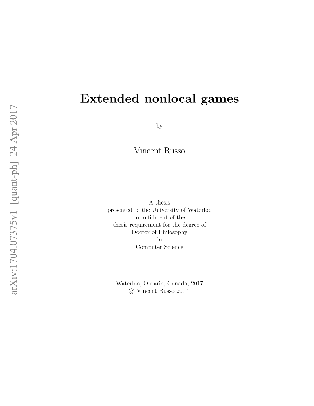 Extended Nonlocal Games