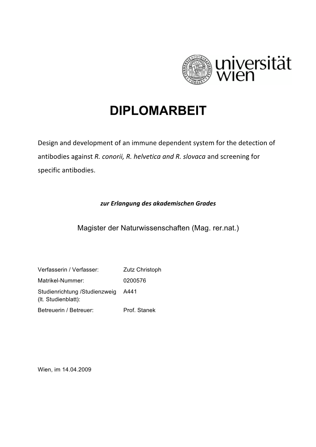 Diplomarbeit