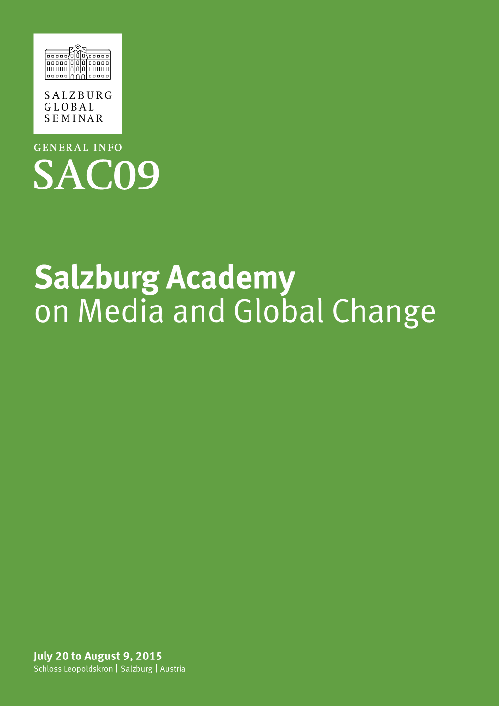 Salzburg Academy on Media and Global Change