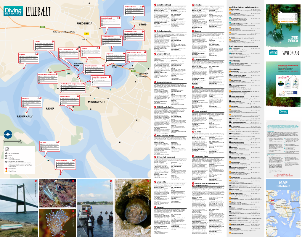 Diving Maps Archipelago Lillebælt