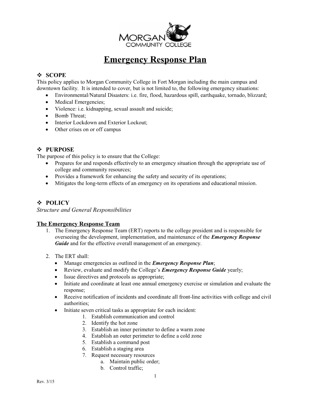 Emergency Response Plan s3