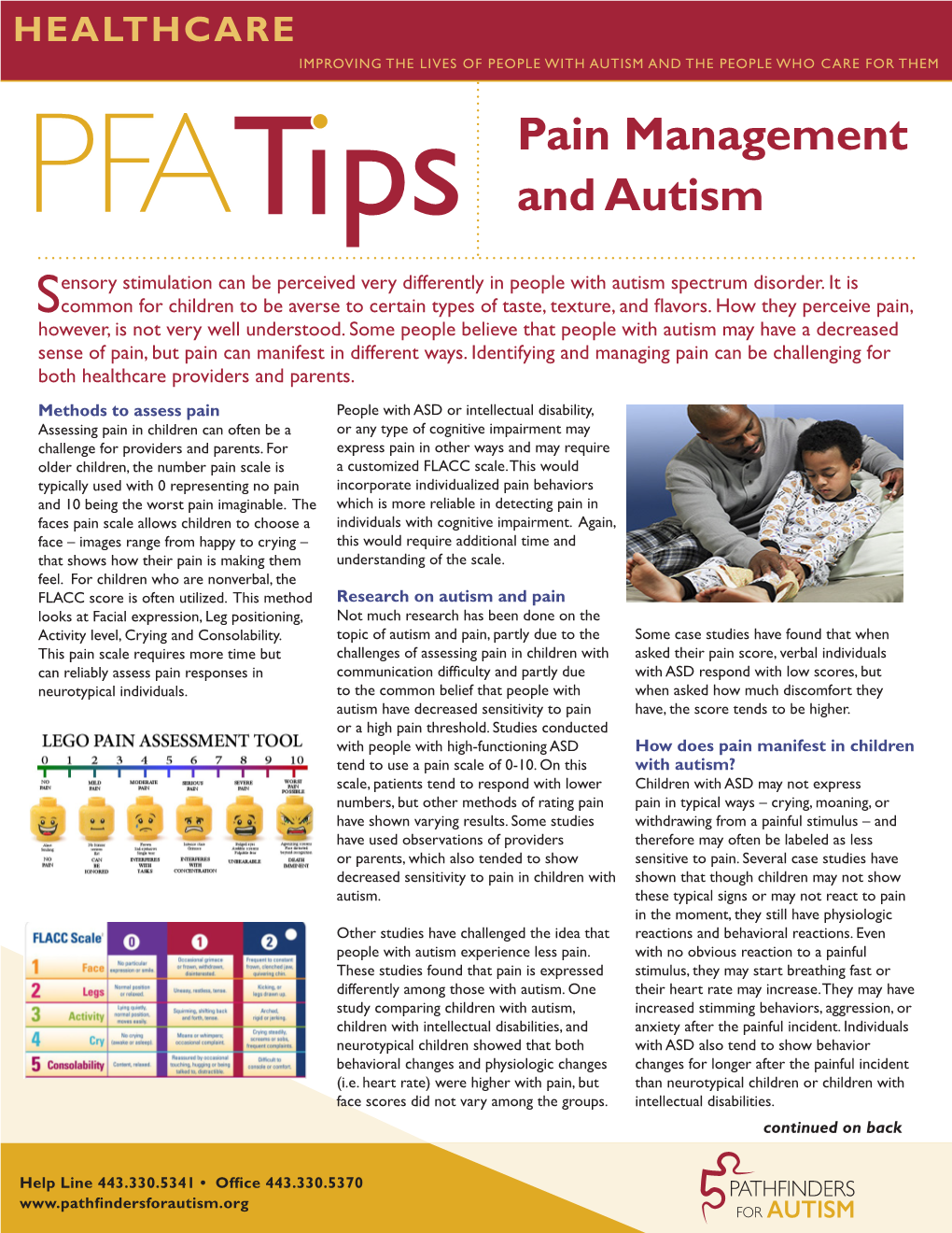 Pain Management and Autism