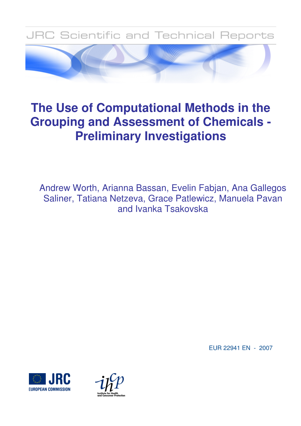 Grouping and Assessment of Chemicals