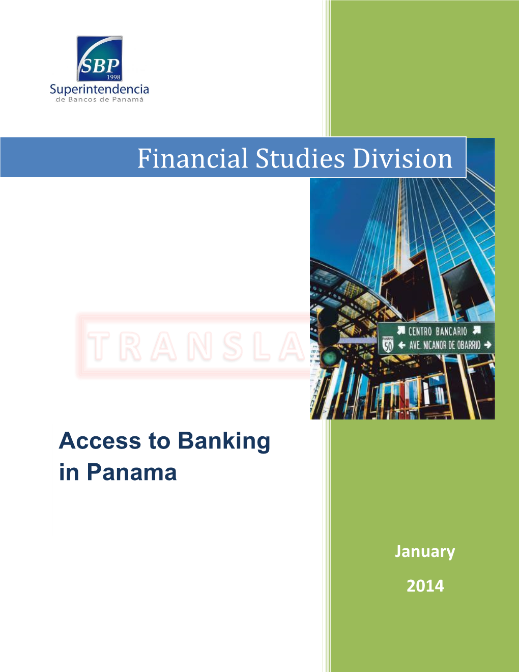 Financial Studies Division