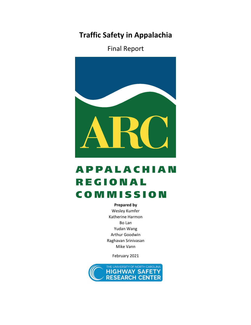 Traffic Safety in Appalachia Final Report