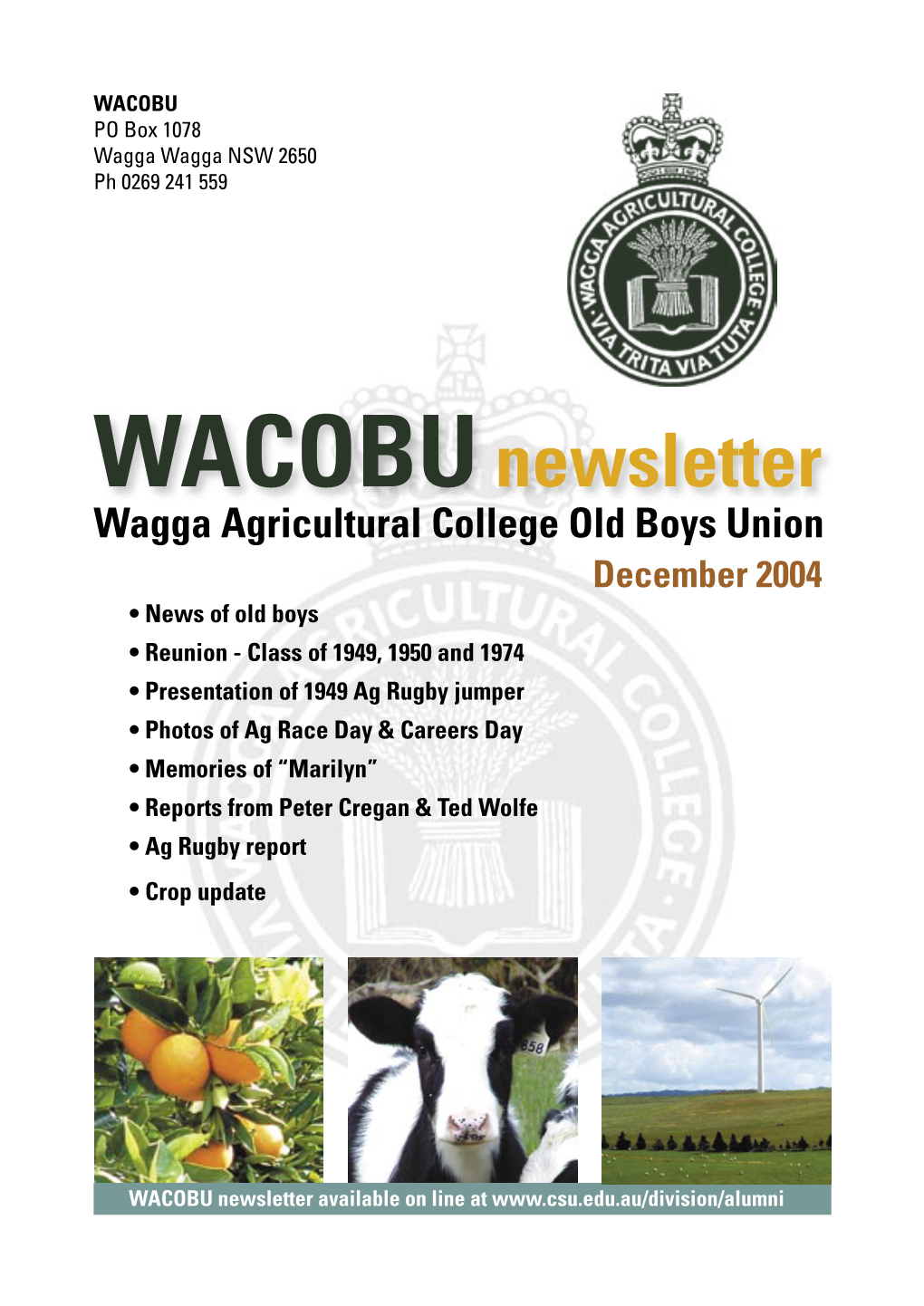 WACOBU Newsletter 2004