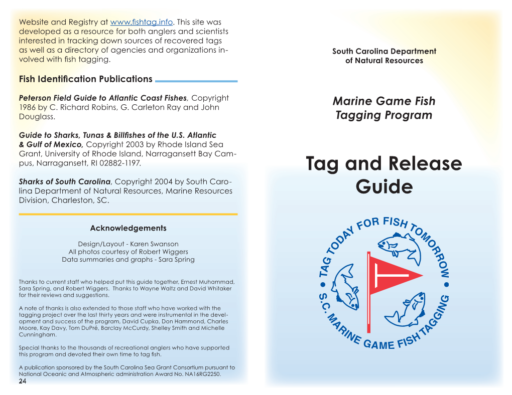 Tag & Release Booklet