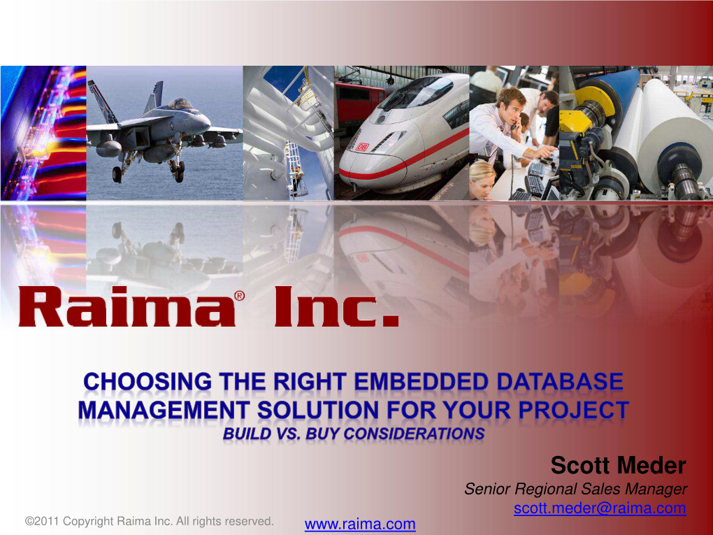 Choosing the Right Embedded Database Managment System