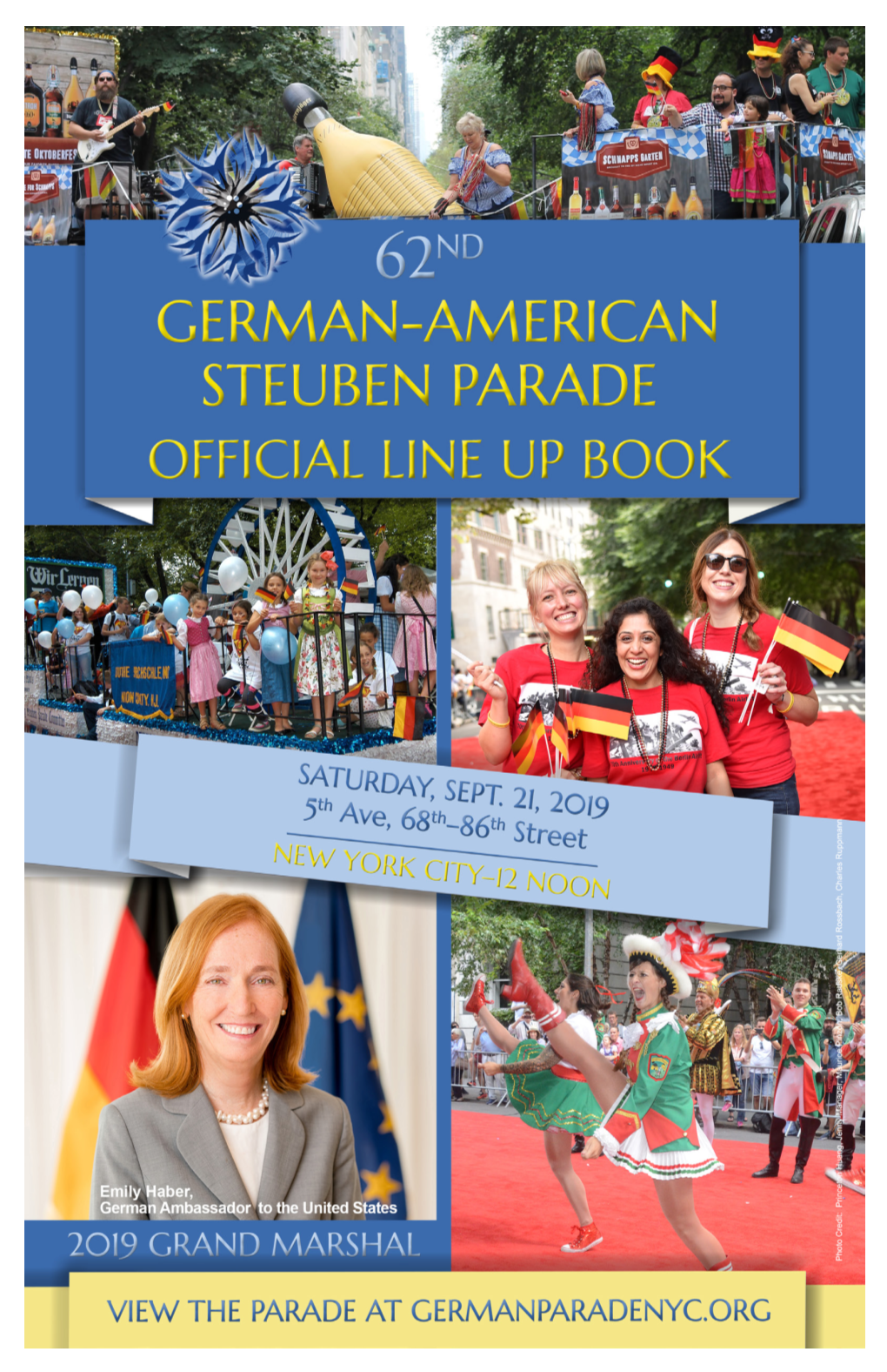 The 2019 Steuben Parade Line up Book