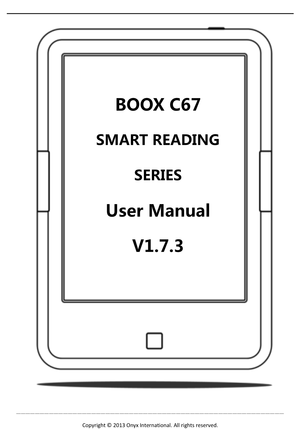 BOOX C67 User Manual V1.7.3