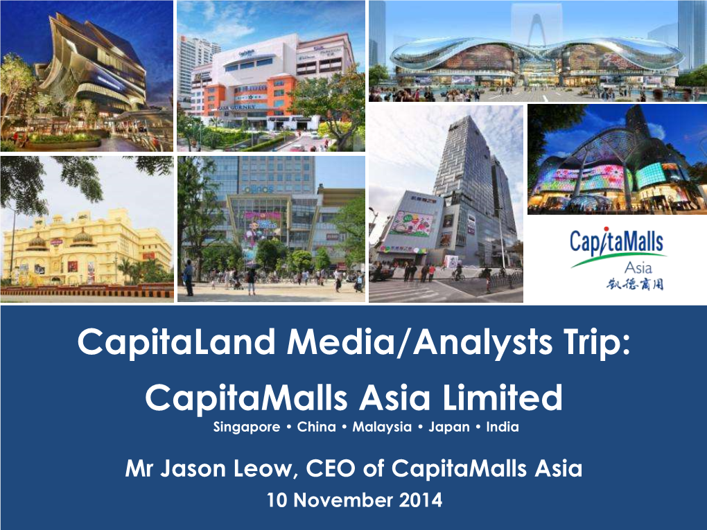 Capitamall Jinniu  East China Region