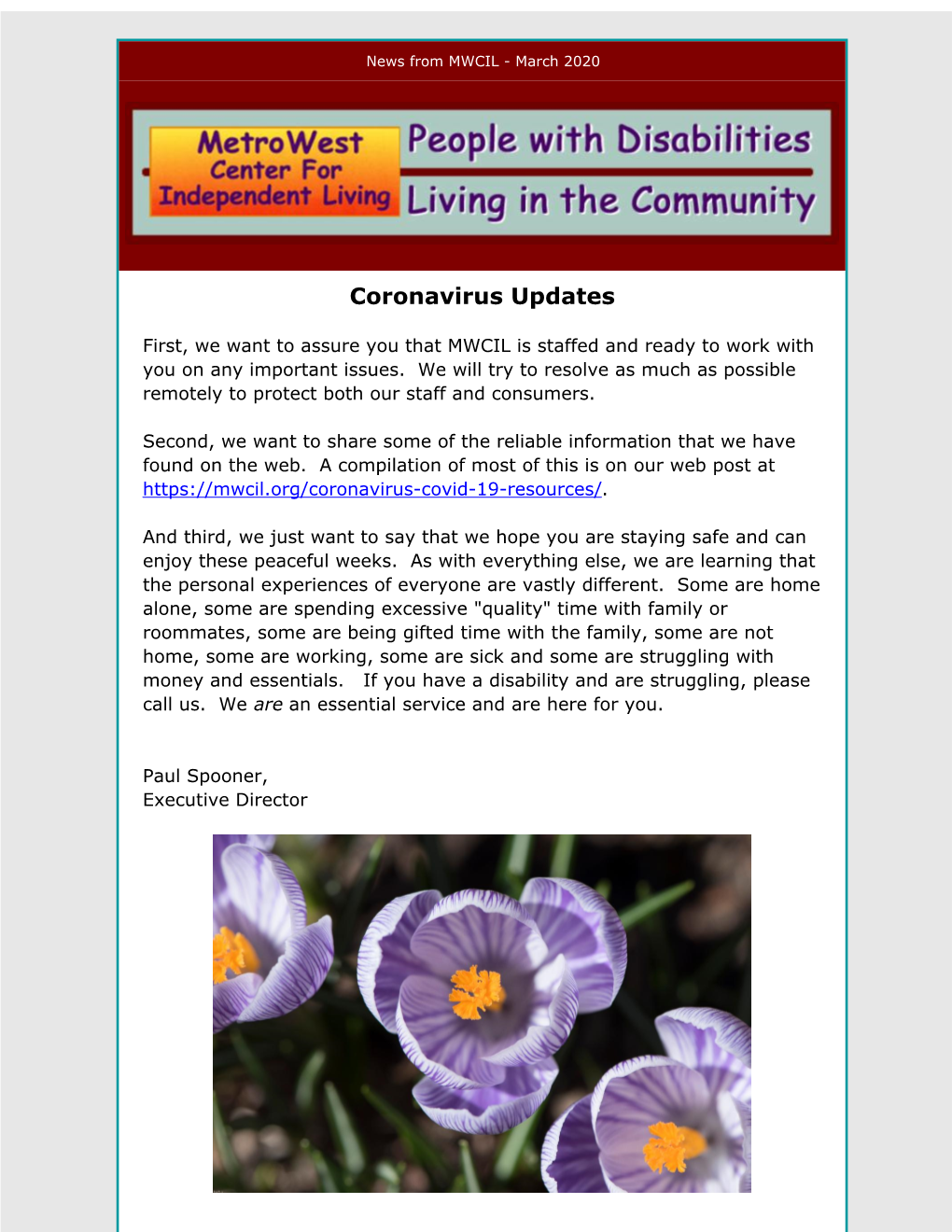 Coronavirus Updates