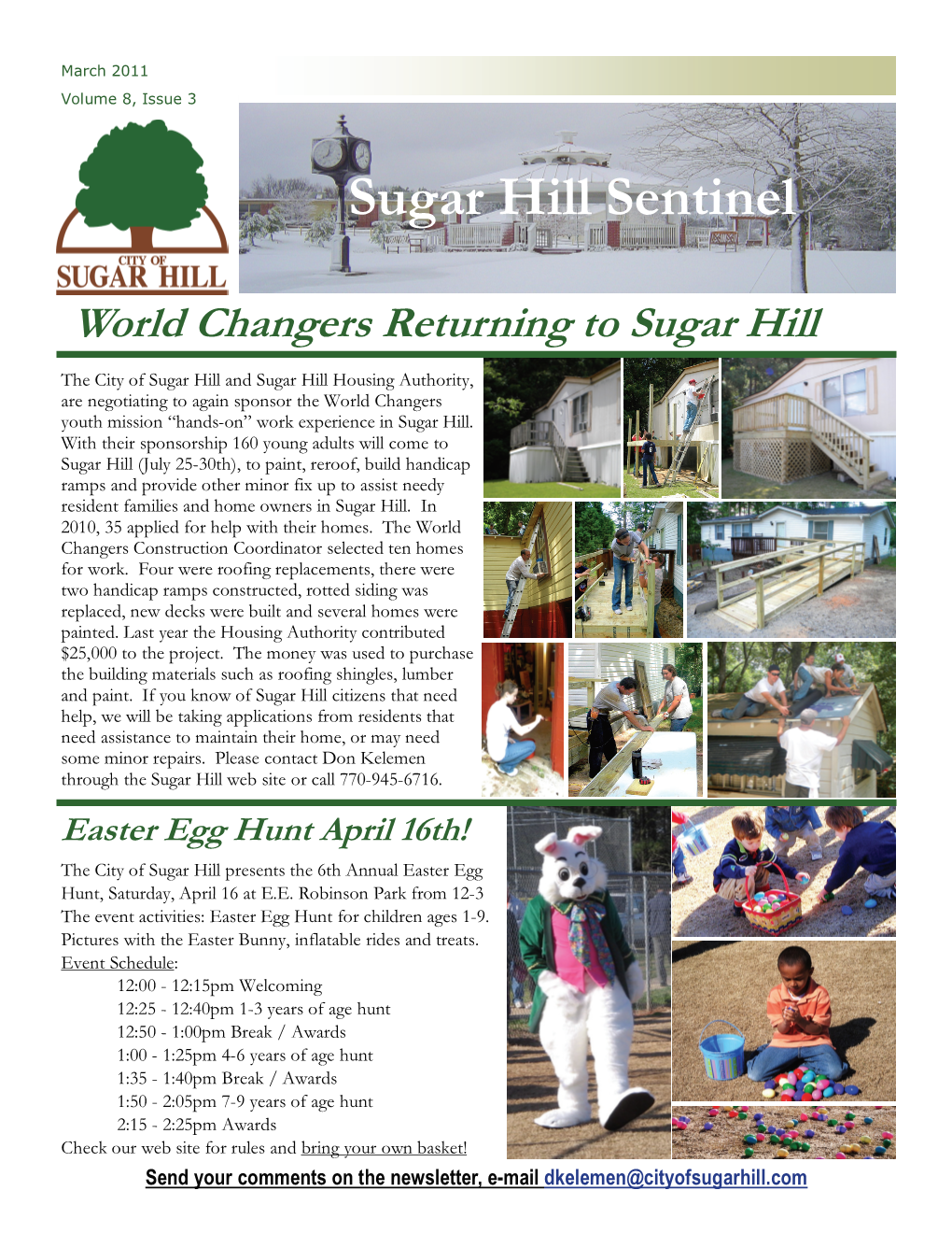 March 2011 Newsletter