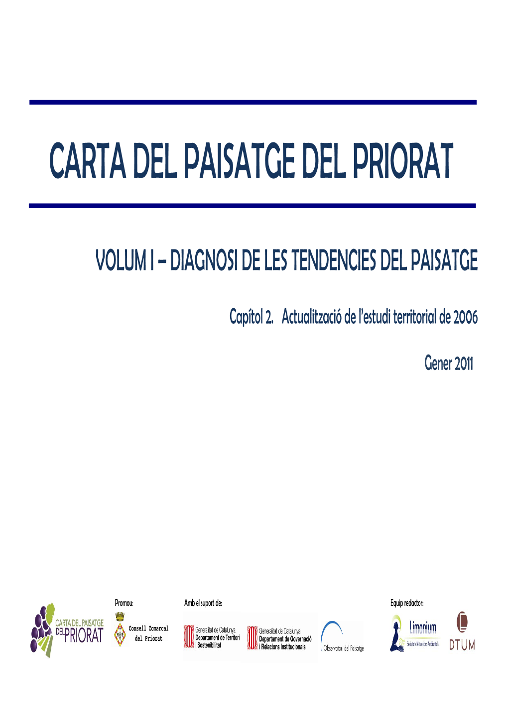 Carta Del Paisatge Del Priorat