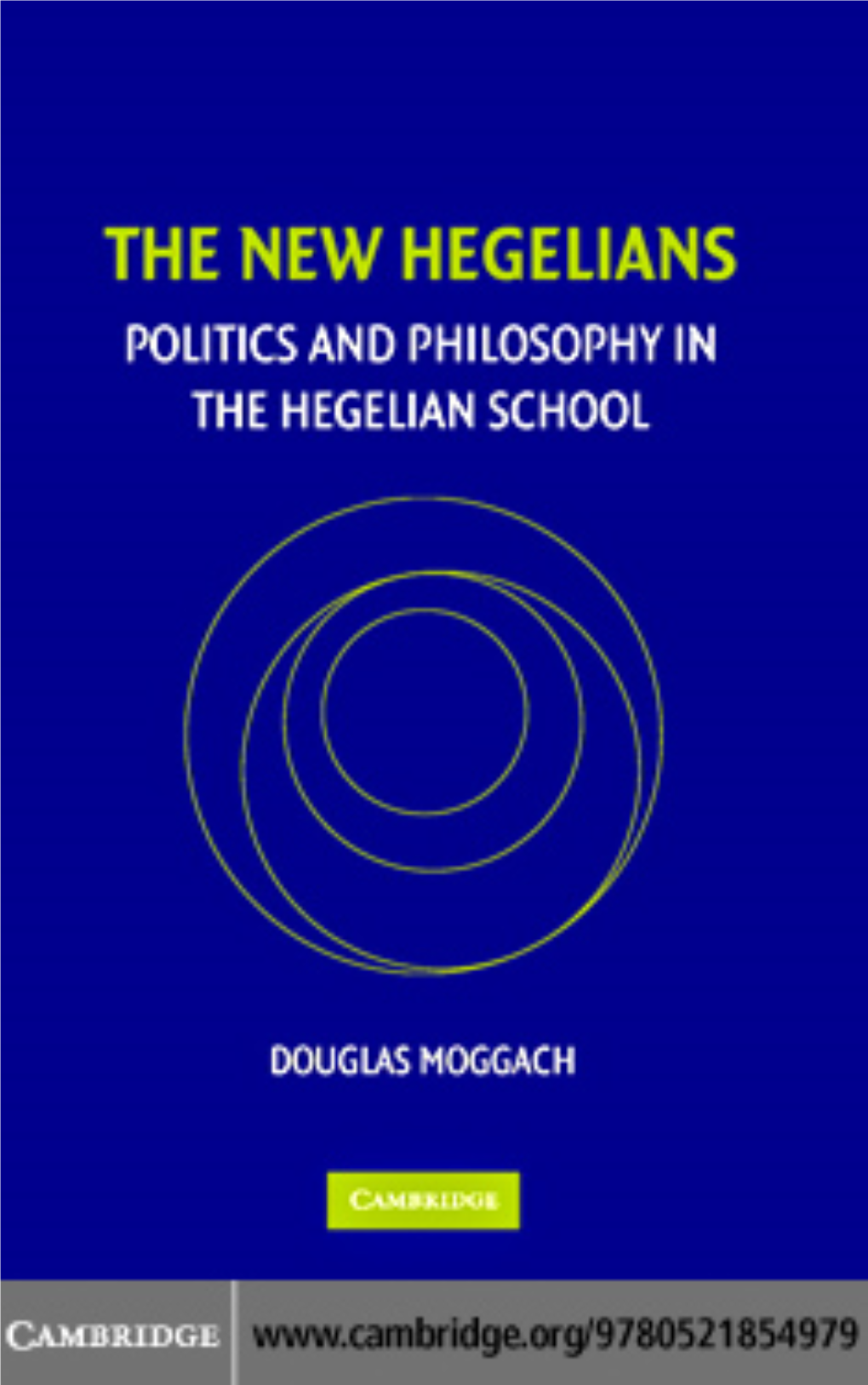 Politics and Philosophy in the Hegelian School