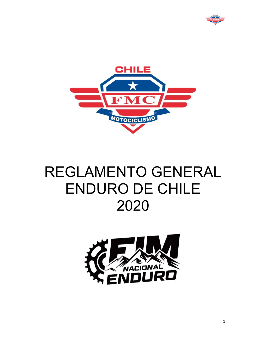 Reglamento General Enduro De Chile 2020