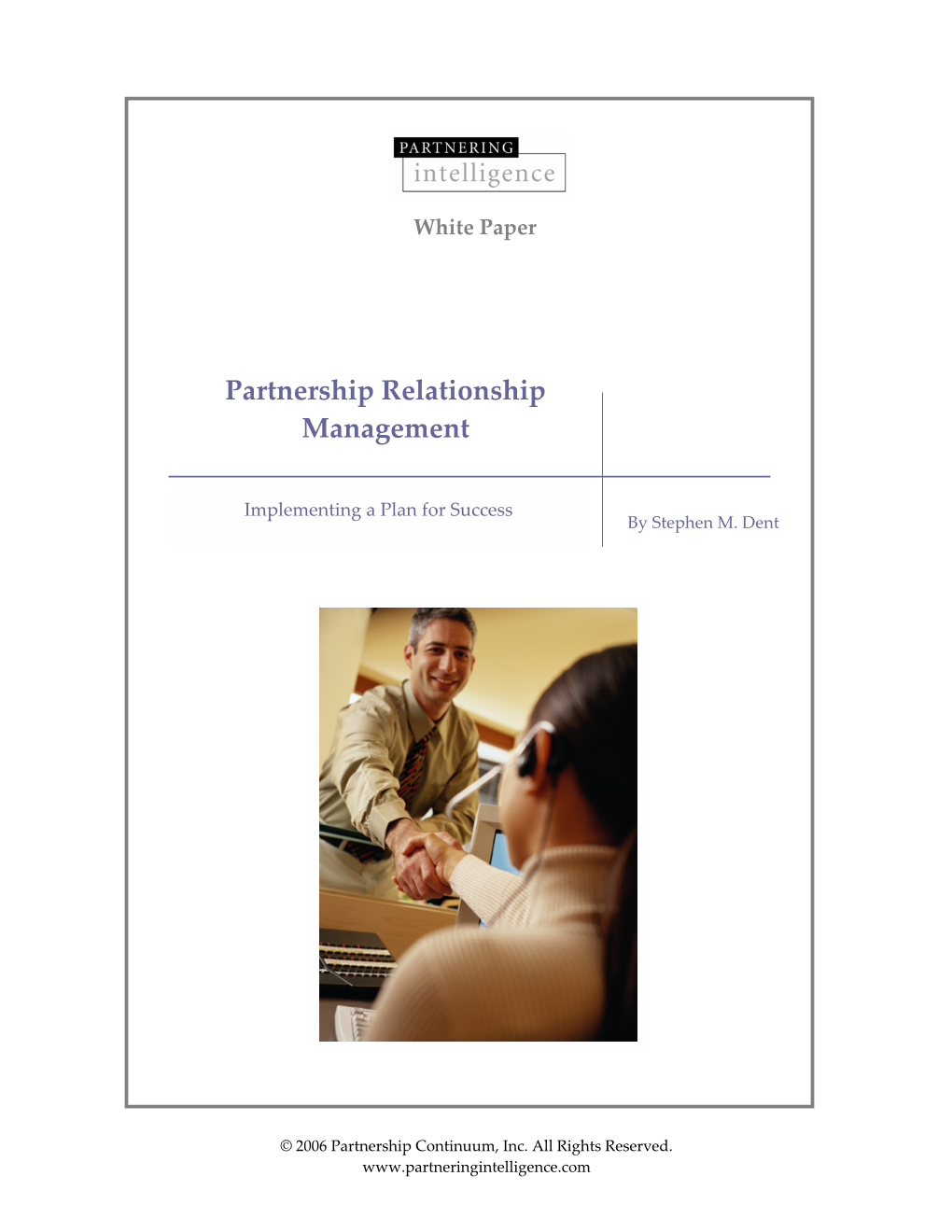 Partnership Relationship Management