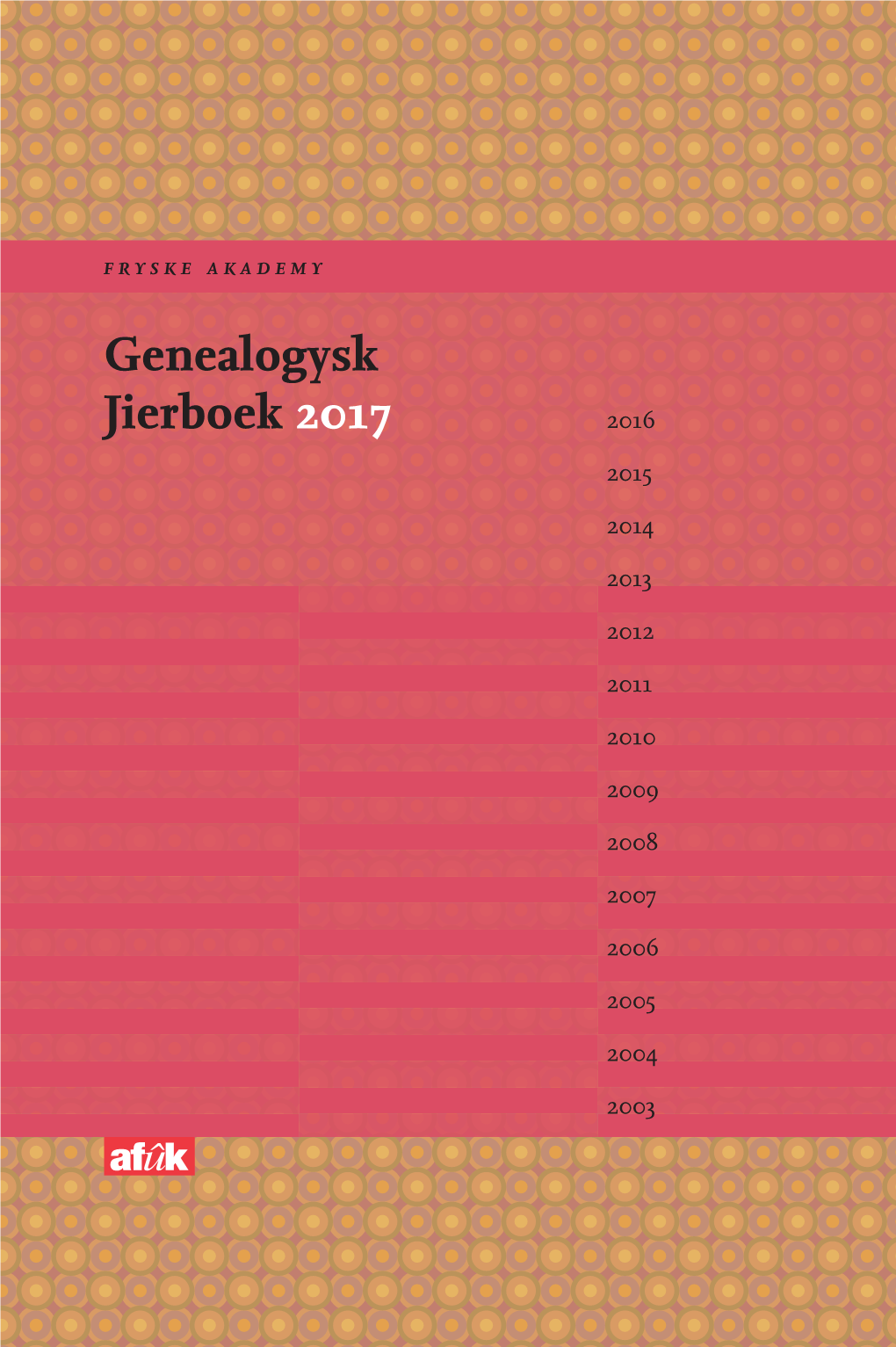 Genealogysk Jierboek 2017