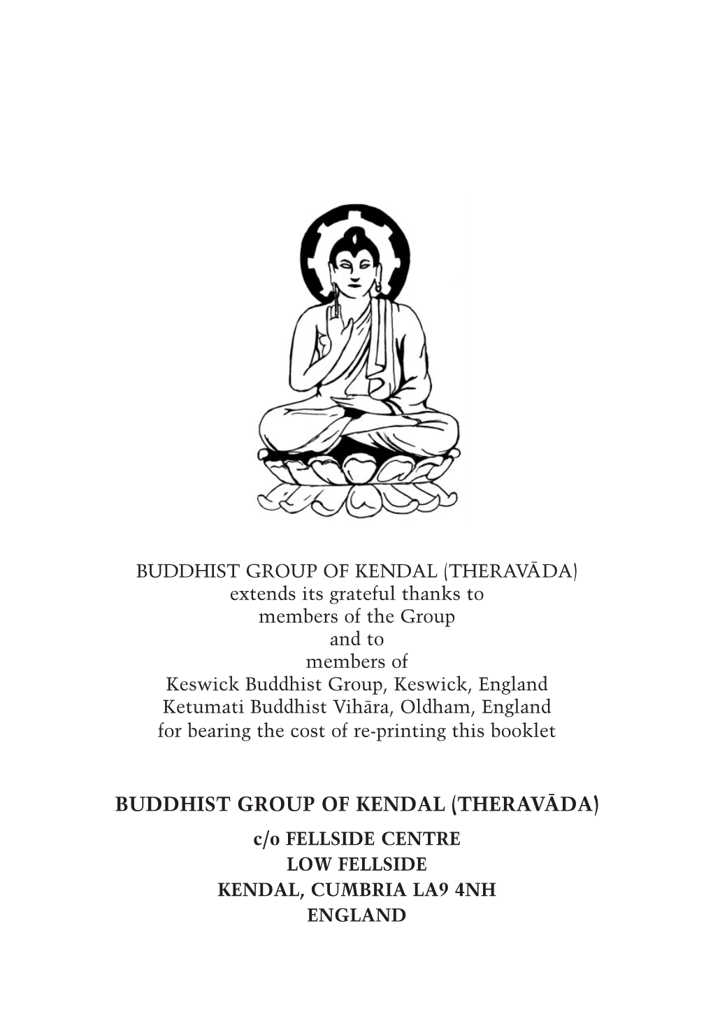 Buddhist Group of Kendal