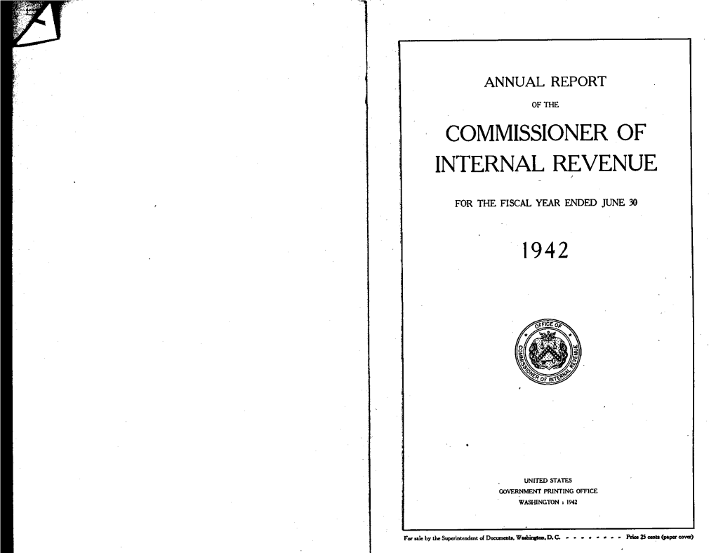 Commissioner of Internal Revenue 1942
