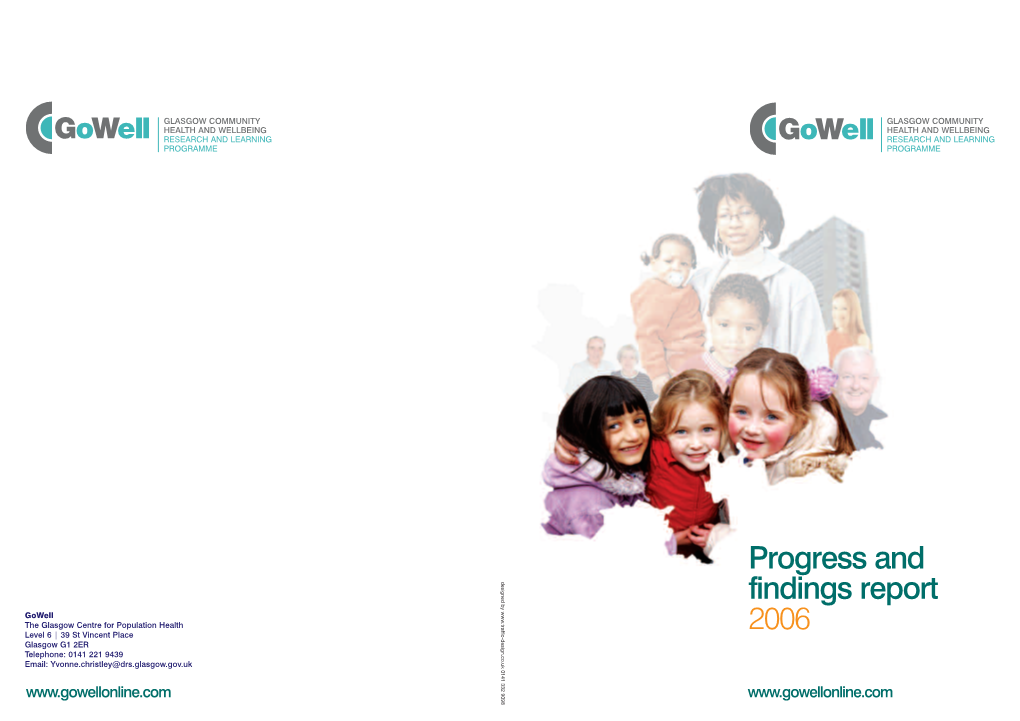 Progress and Findings Report 2006 01 02