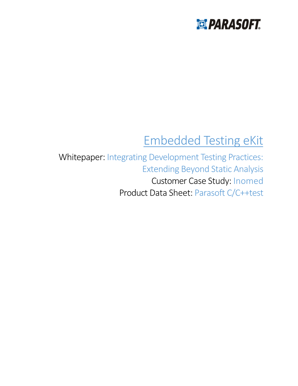 Embedded Software Testing Ekit