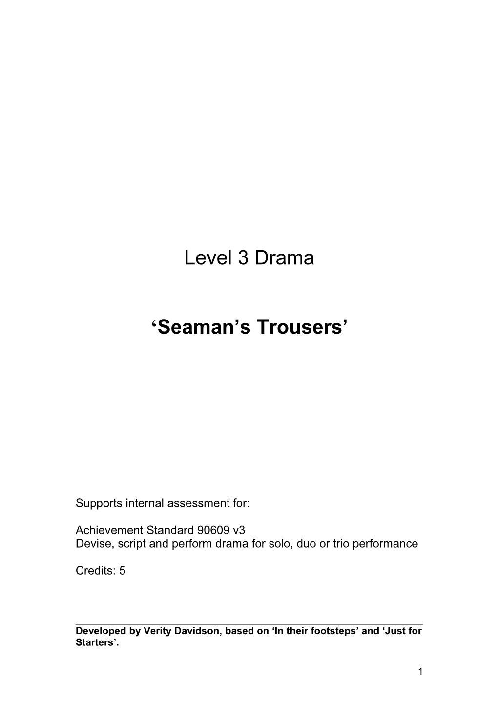 Seaman S Trousers