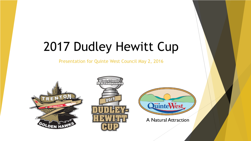 2017 Dudley Hewitt Cup