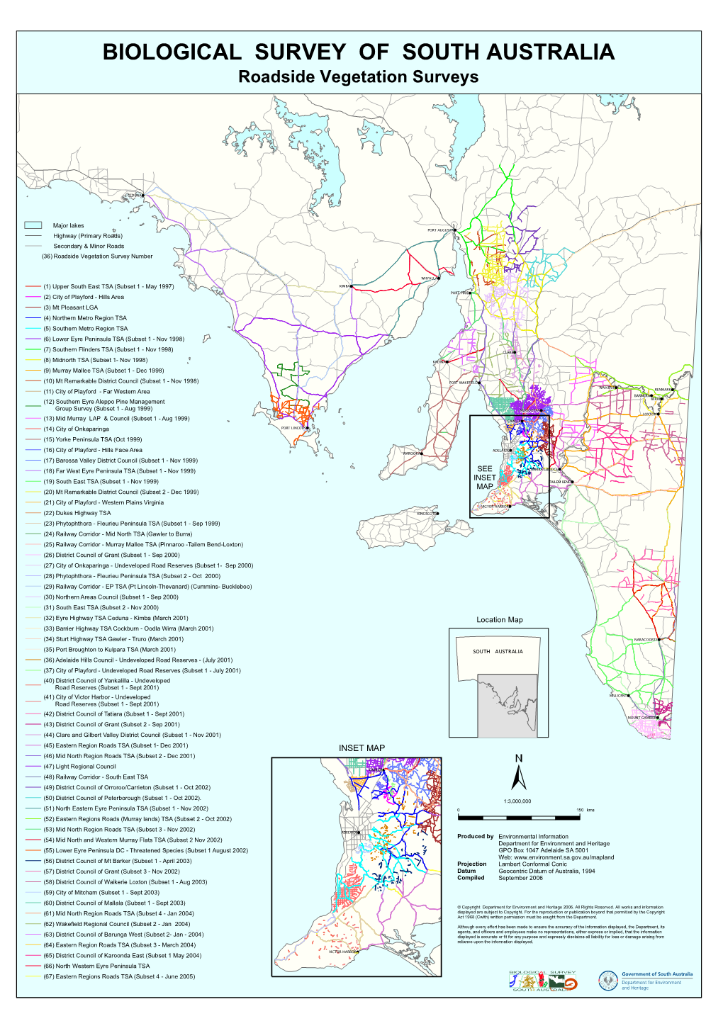 BIOLOGICAL SURVEY of SOUTH AUSTRALIA Roadside Vegetation Surveys