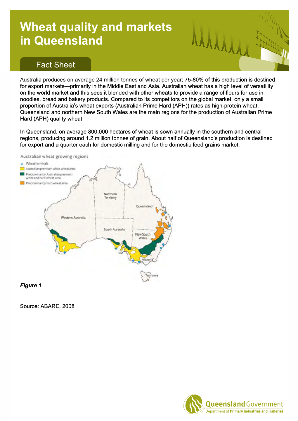Wheat Quality and Markets in Queensland