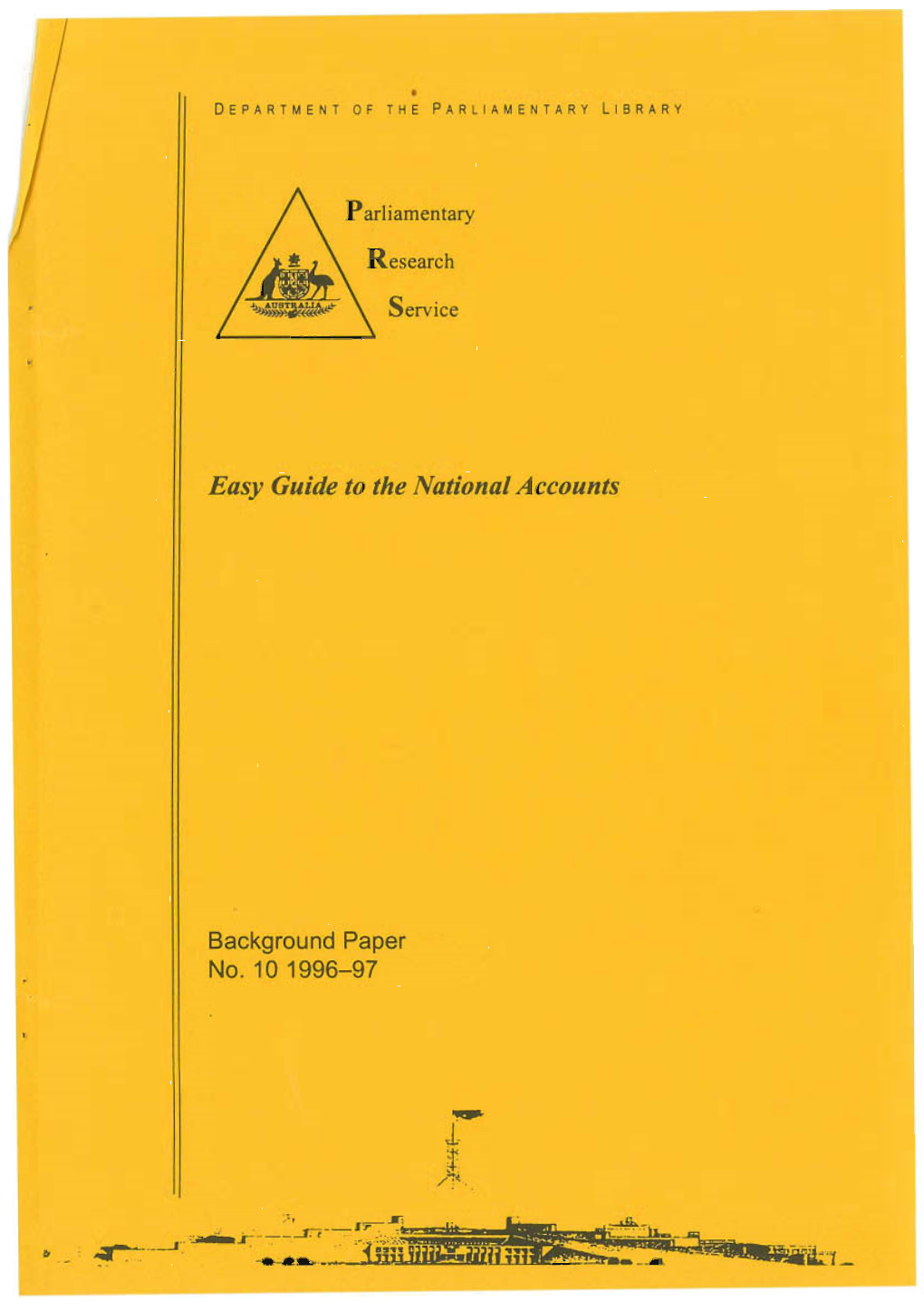 Easy Guide to the National Accounts