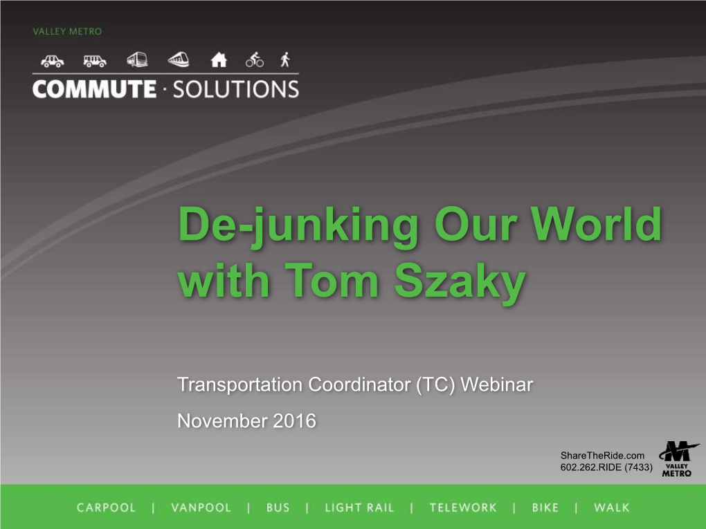 De-Junking Our World with Tom Szaky