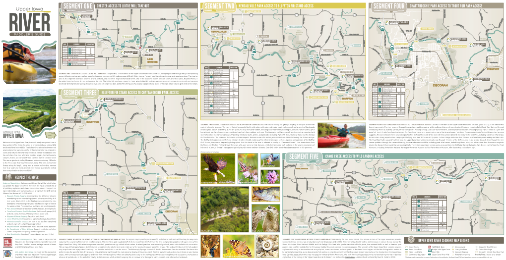 Downloadable PDF of the Upper Iowa River Paddler's Guide