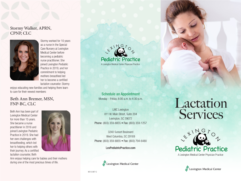 Lactation Services Pediatrics Recommends Lexington Pediatric Practice Offers Lactation Services Breastfeeding As the Only to Support Breastfeeding Mothers