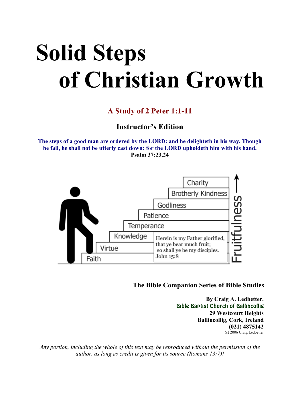 Steps of Christian Growth