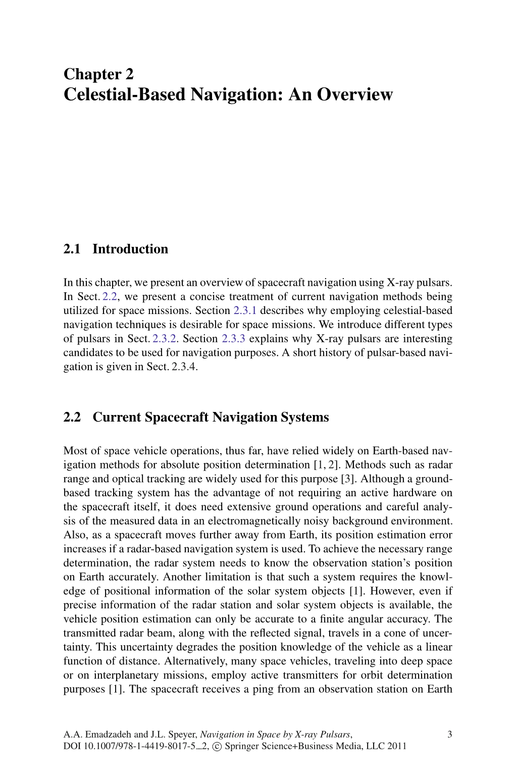 Celestial-Based Navigation: an Overview