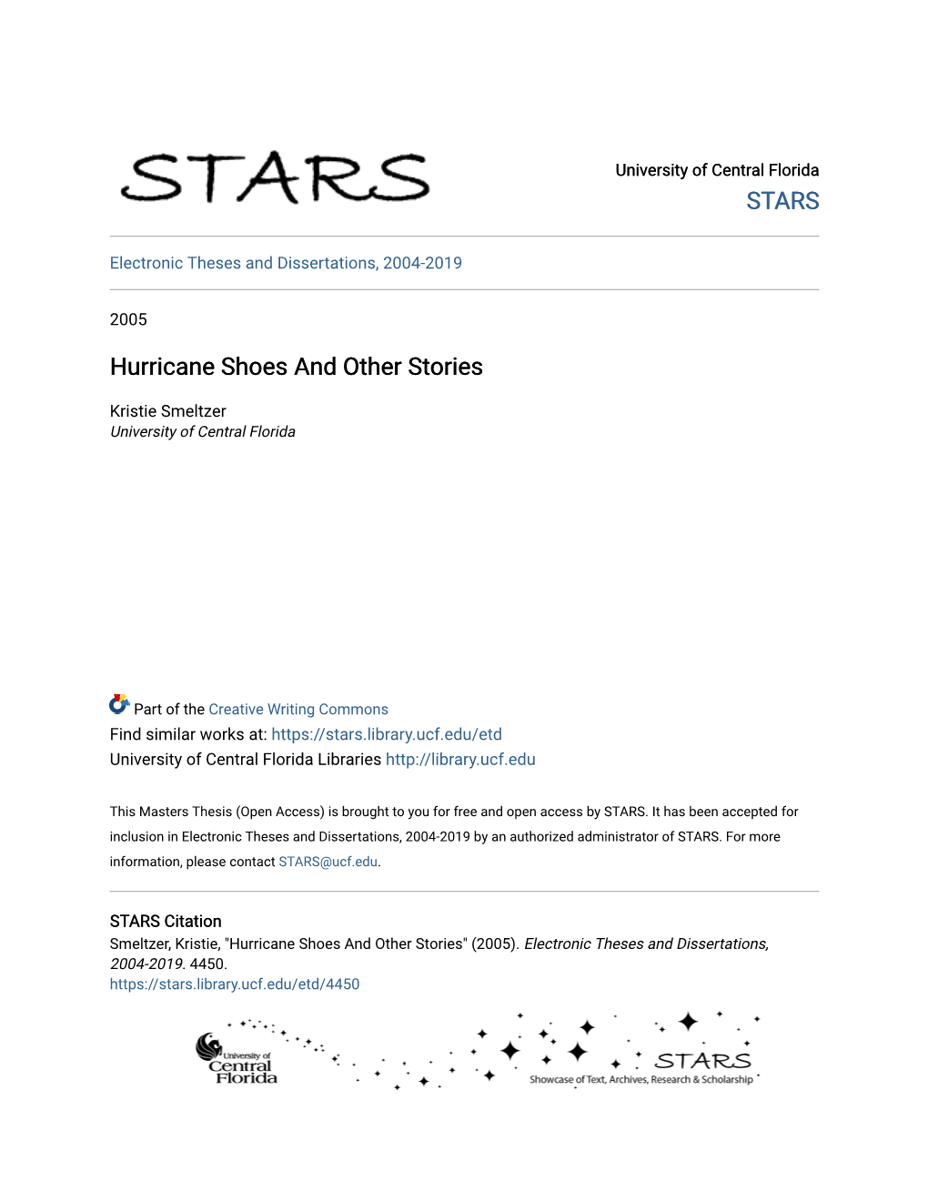 Hurricane Shoes and Other Stories