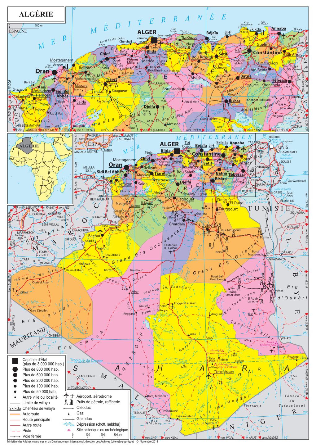 ALGÉRIE R a N É E E R Cap Ras 0 100 Km T Bougaroun El Hadid I 1183 É D Cap Skikda Annaba El Kala ESPAGNE M Bengut Tigzirt Béjaïa Jijel Collo