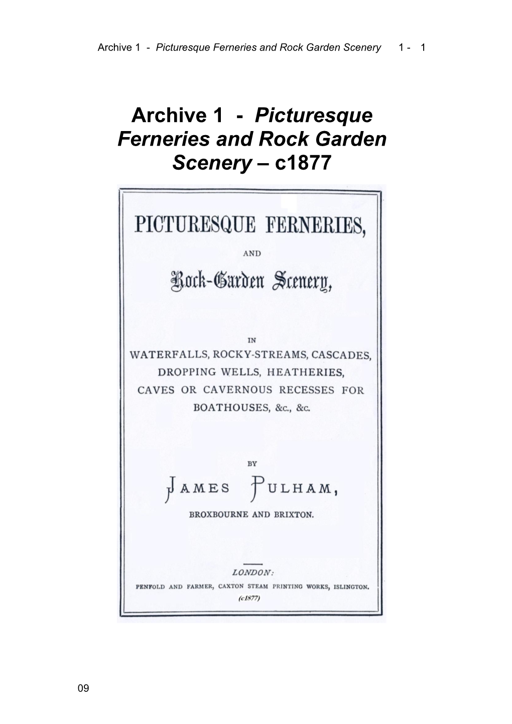 Picturesque Ferneries and Rock Garden Scenery 1 - 1