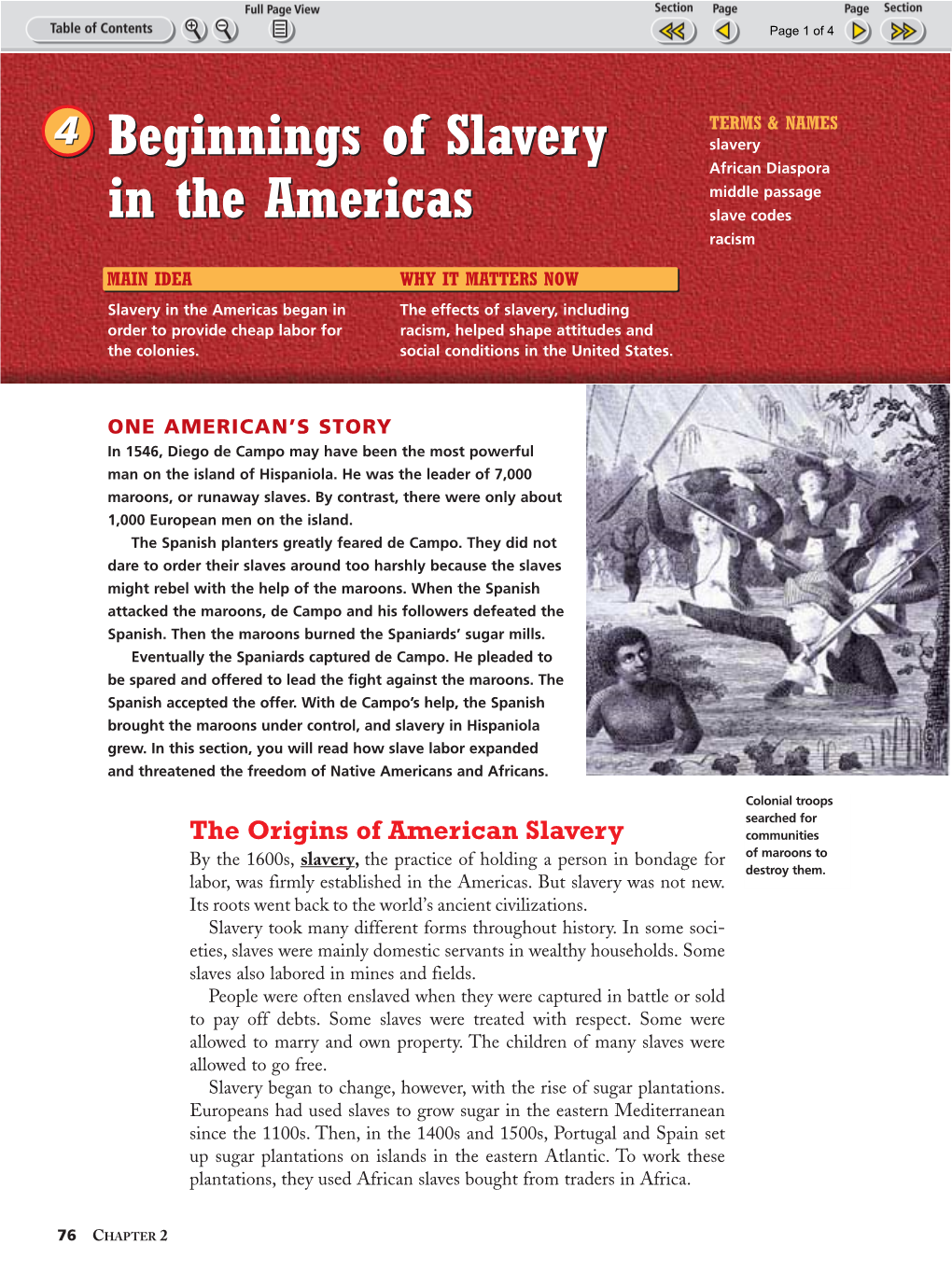 The Slave Trade Response As Colo- Longer and Nial Plantations Seemed to Work the Slave Trade Grew Slowly at First