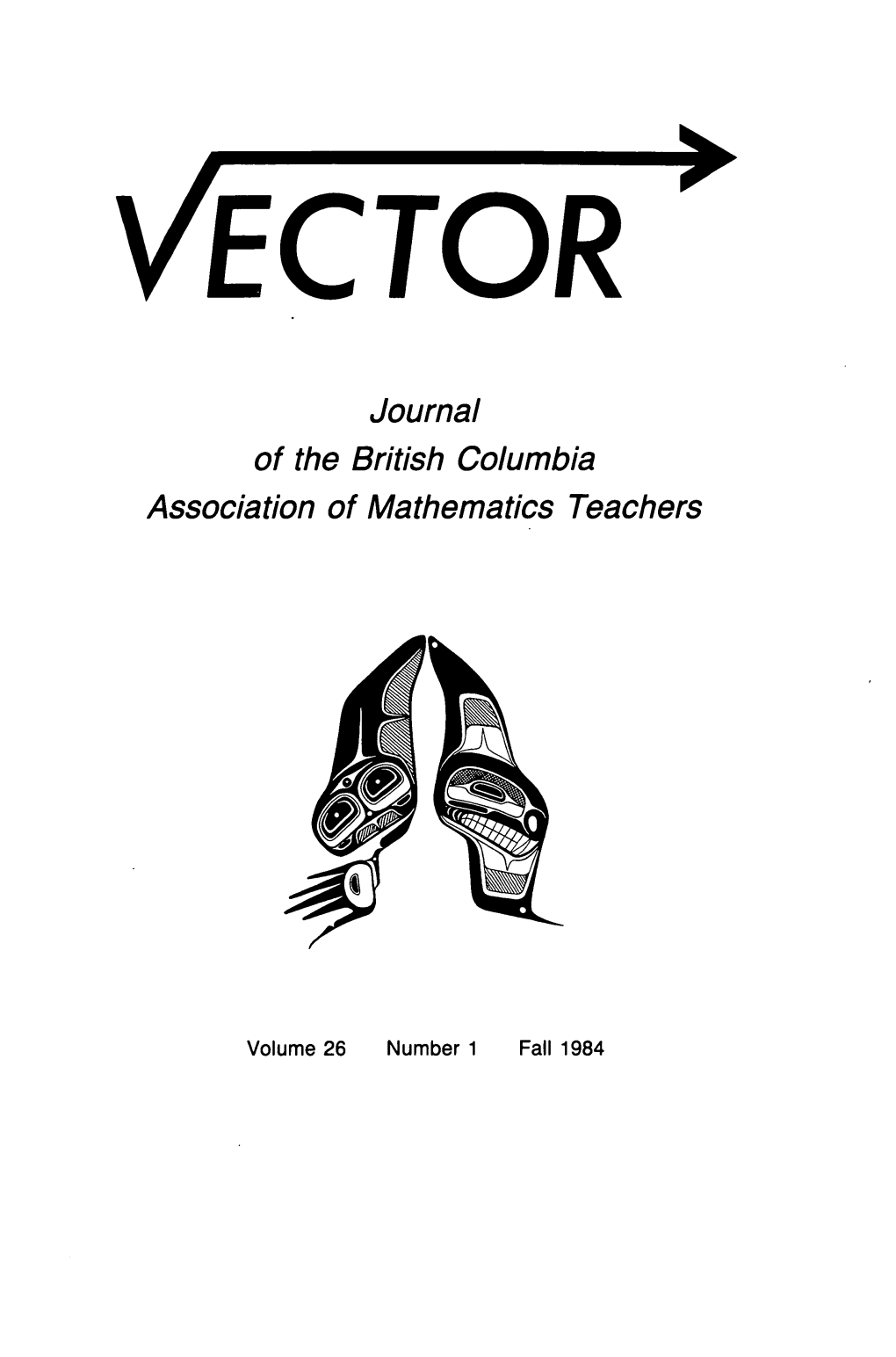 Journal of the British Columbia Association of Mathematics Teachers