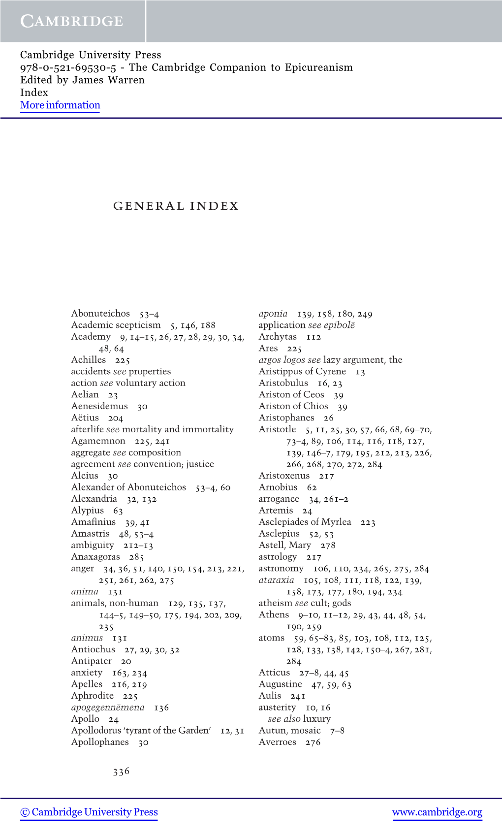 General Index