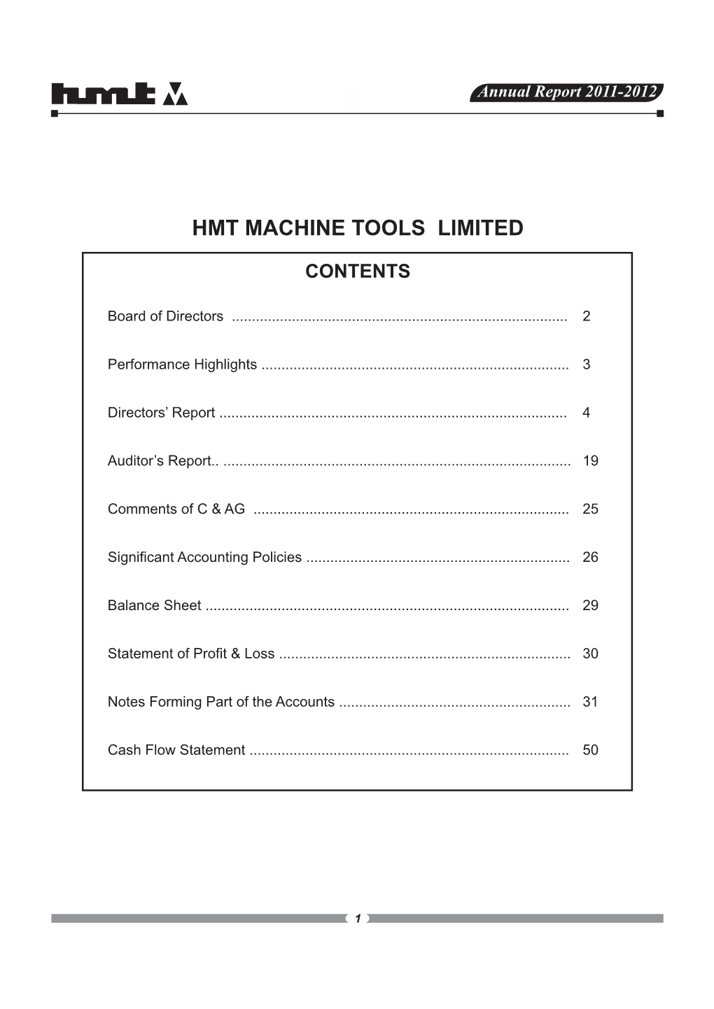 HMT Machine Tools Ltd