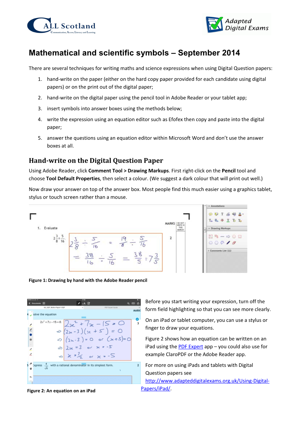 Mathematical and Scientific Symbols – September 2014