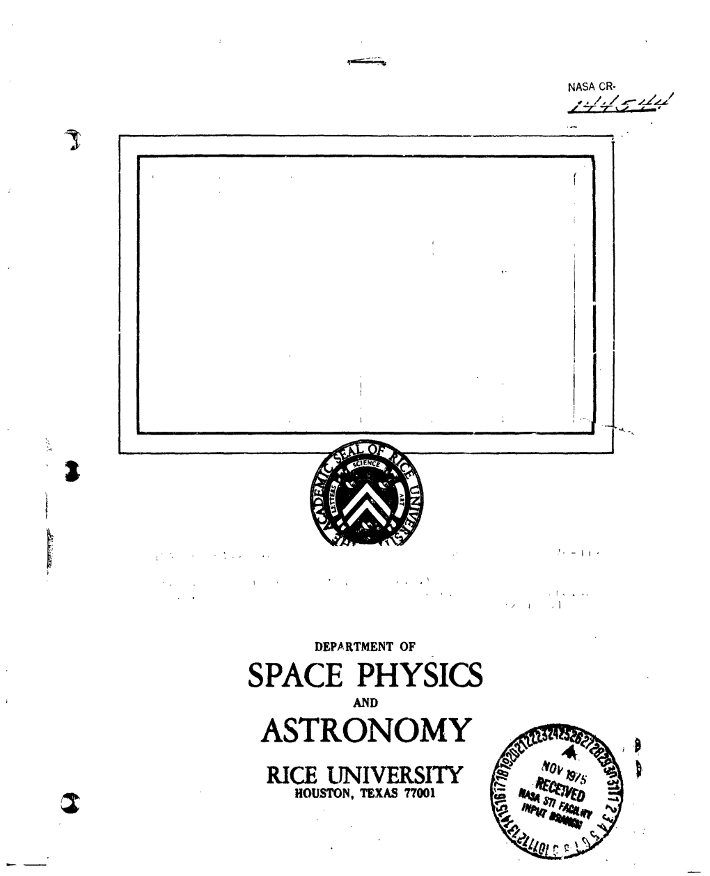 Space Physics Astronomy __