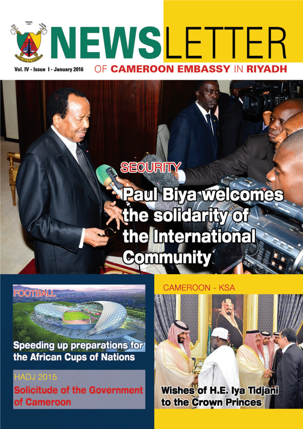 Cameroon Embassy Newsletter 2016-01