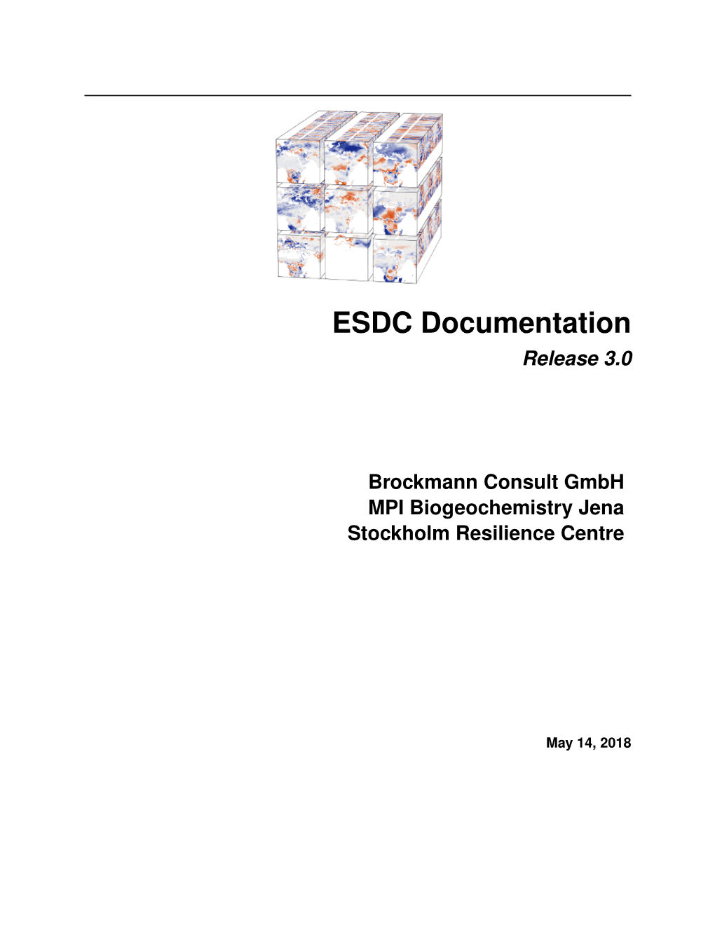 ESDC Documentation Release 3.0