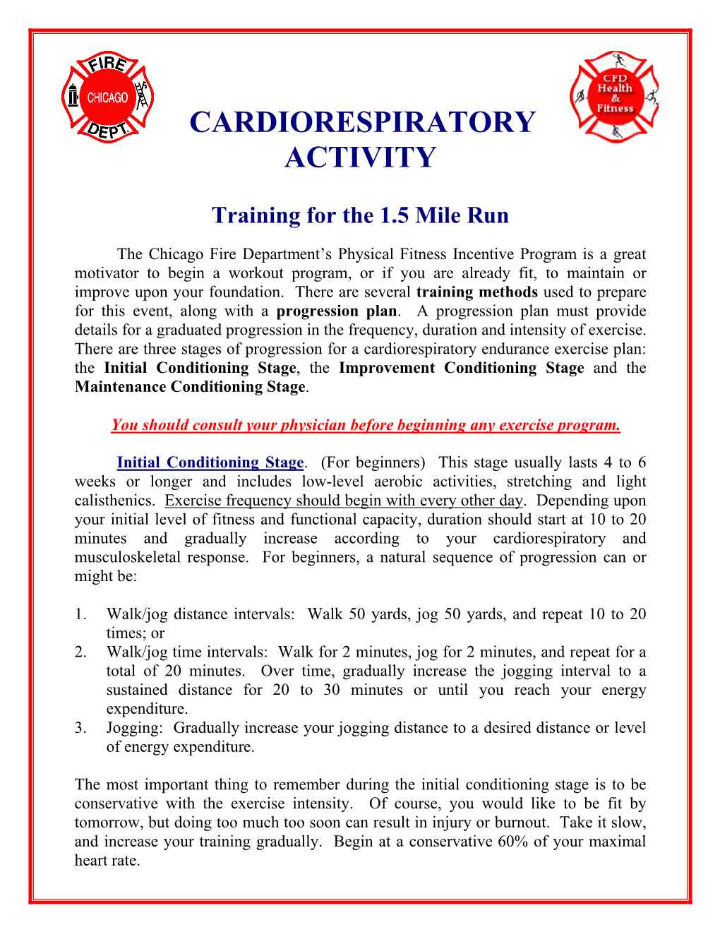 Cardiorespiratory Activity